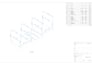 design steel, glass, wood staircase railing and 2d drawings